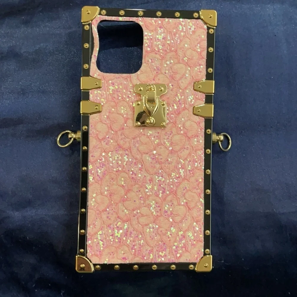 New pink glitter phone case 11pro